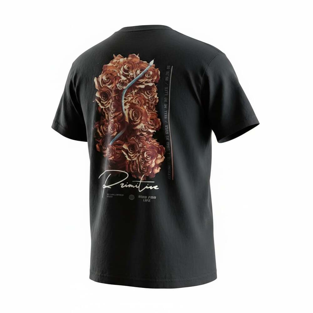 Primitive Skateboarding Roses Graphic T-Shirt